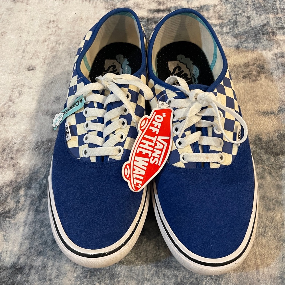 Vans Unisex Off The Wall 721356 Blue Casual Shoes Sneakers Size Mens 9